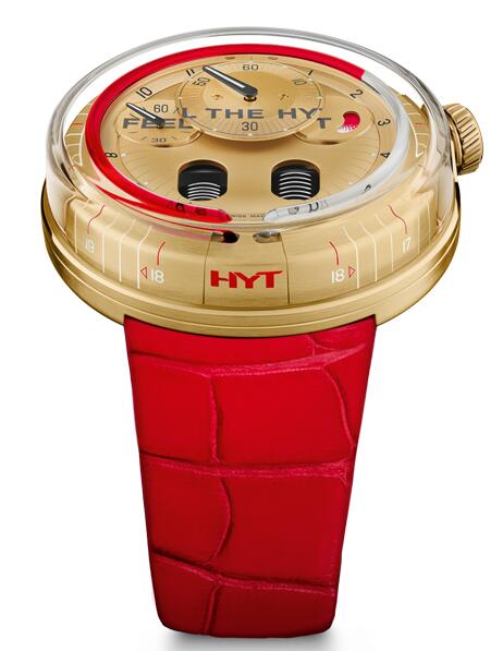 Review Replica HYT h0 048-GD-98-RF-RU Feel The HYT Edition watch